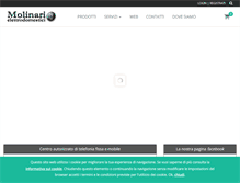 Tablet Screenshot of molinarielettrodomestici.com